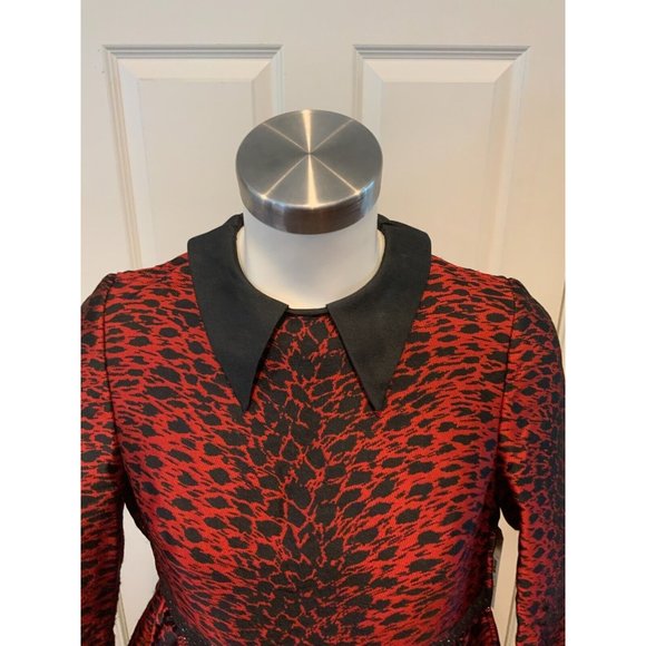 Undercover Jun Takahashi Red & Black Splatter Skater Dress, Size 2 NWT! - Picture 2 of 9